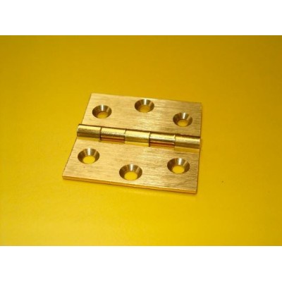 40x40 Flat Brass Hinge for Fiem Incubators