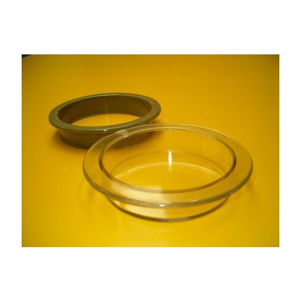 Ojo de buey transparente con soporte gris para incubadoras Fiem - Repuestos originales Fiem