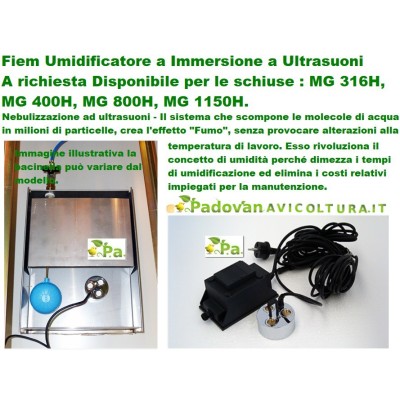 FIEM 3-Membran-Ultraschallbefeuchter