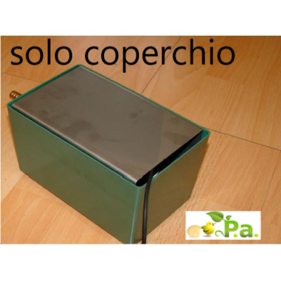 Stainless steel splash guard lid 14x9 cm for Fiem F02 tray