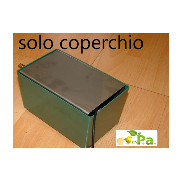 Stainless steel splash guard lid 14x9 cm for F02 tray