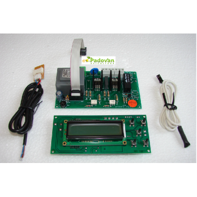 Unidad de control LCD PLUS completa con sonda de temperatura y humedad. Repuestos Fiem