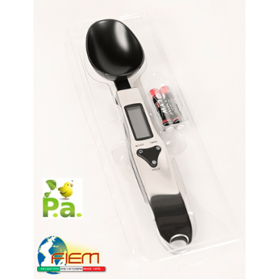 Fiem Digitale Eierwaage 0,1 g in Form eines Messlöffels
