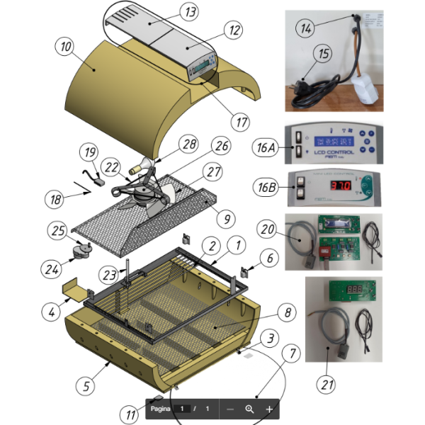 ABS Lower Body for Fiem Cosmo Incubator