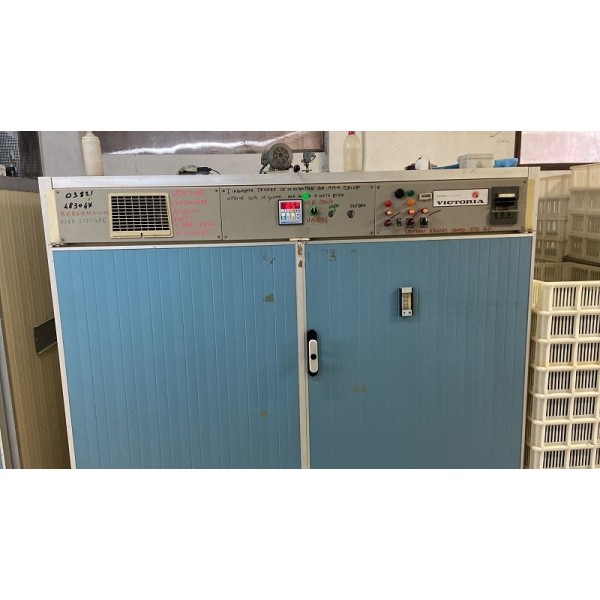 Used Victoria I36 incubator with 5,184 eggs