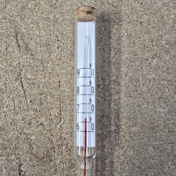 Termohigrómetro de precisión FIEM de fácil lectura 60–95 °F - Fabricado en Alemania - Para incubadoras Fiem