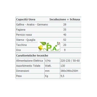 Fiem Cip Cip 28 Miniled Incubator, Model 2024