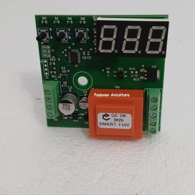 Termostato digital T/H Incubadora inteligente Fiem