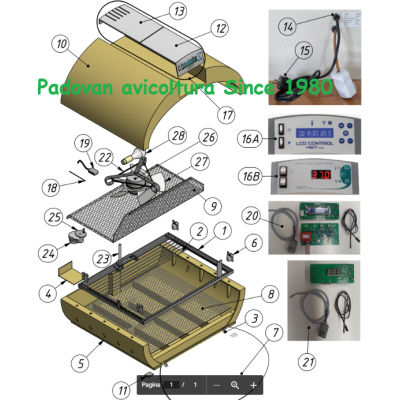 Ventilatore COSMO rumoroso? Rete Protezione Ventola Q12 Originale FIEM