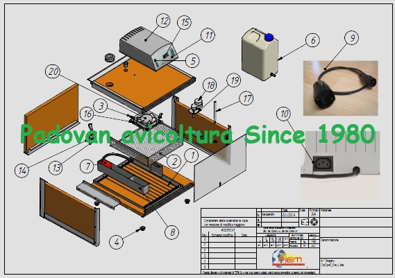 Fiem Cip Cip 28-40 Esploso Ricambi